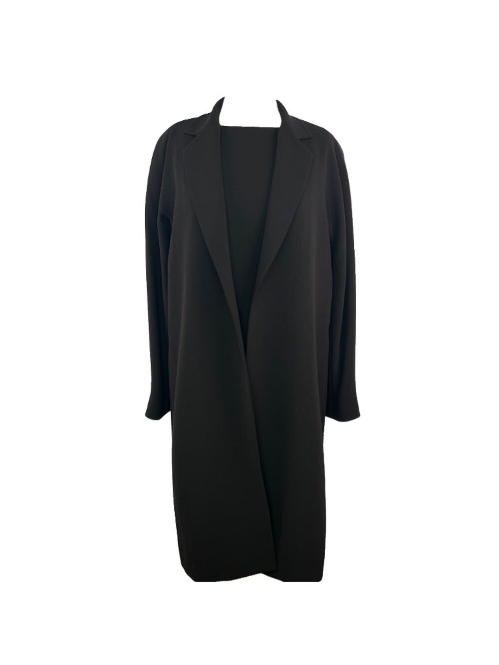 Vtg 90s Emanuel Ungaro Sz 12 Dark Brown Sleeveless Sheath Dress with Long Jacket